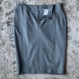 Grey wool Banana Republic Pencil Skirt SZ4